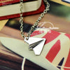 15PCS One Direction Aircraft Necklaces Jewelry Alloy Pendants I Love 1D Fans Torque Sweater Chain