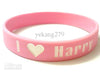 160pcs one direction silicone wristband &amp; bracelet Wrist Band Bracelets 1D fan free shipping